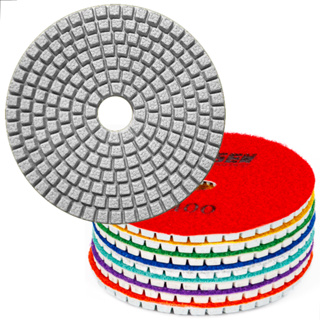 10 Lixa Diamantada para polir porcelanatos marmores e granitos 100mm polimento cortes 45 graus em Oferta na Shopee