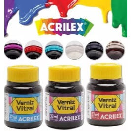 Verniz Vitral 37ml Acrilex Unidade em Oferta na Shopee
