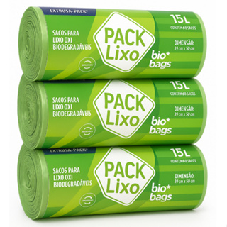 Saco Lixo 15 Litros 3 Pacotes Cozinha Banheiro - 180un em Oferta na Shopee