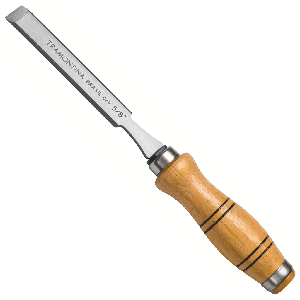Formão Chanfrado 5/8" Tramontina Master Cabo de Madeira 43330/104 em Oferta na Shopee
