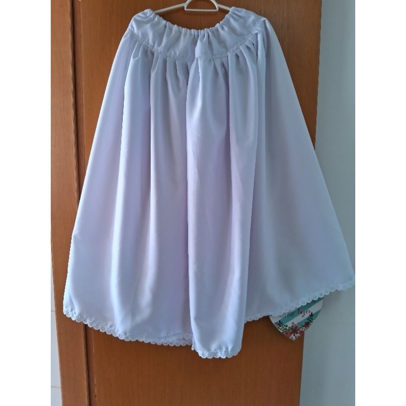 Saia Branca de Ração/Umbanda Candomblé Feminina em Oferta na Shopee
