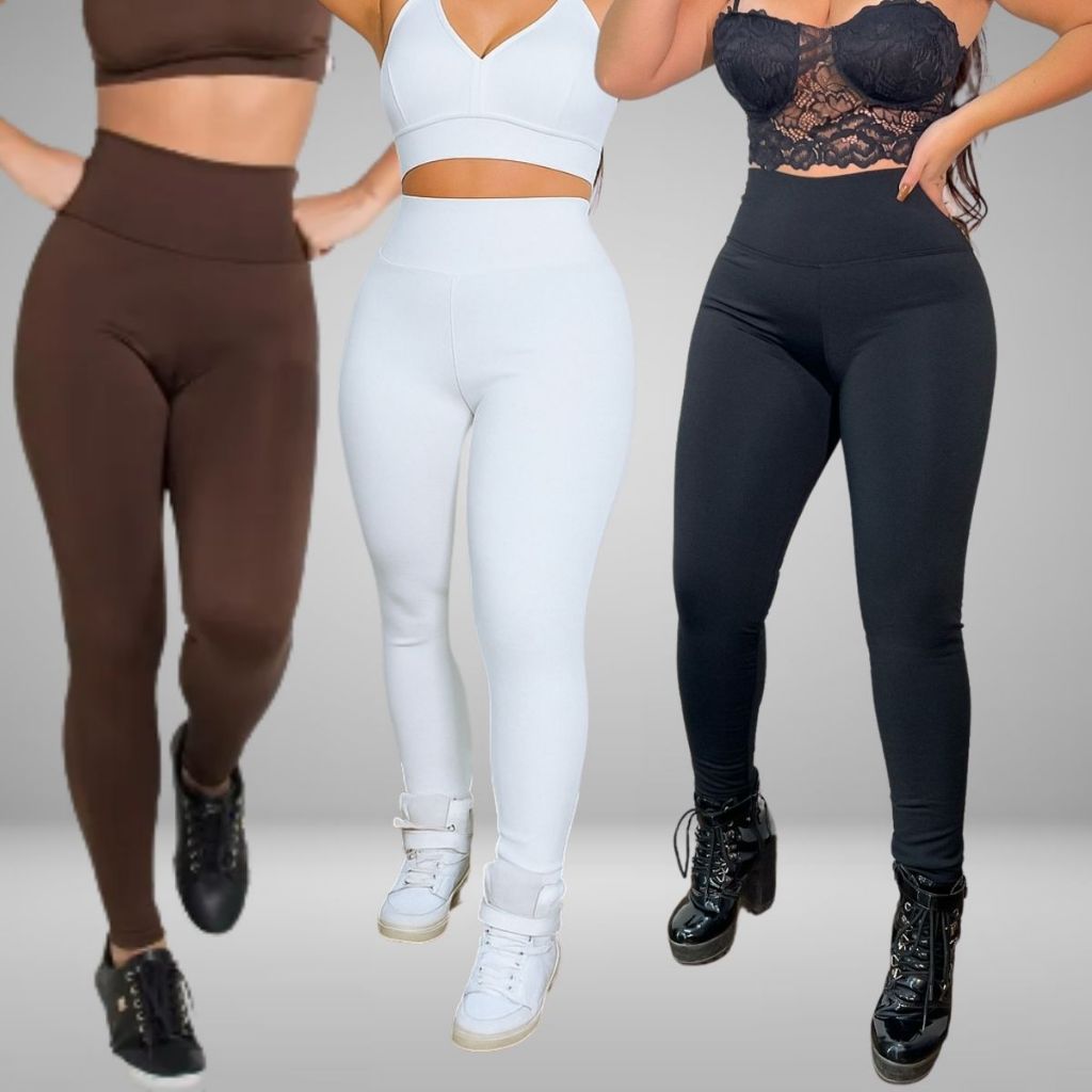 Roupa Feminina Calça Legue Leg Pelucia Inverno Frio em Oferta na Shopee