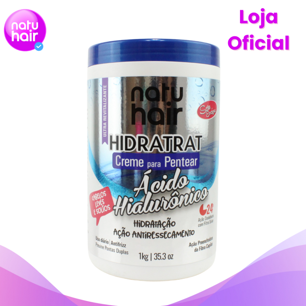 Creme Para Pentear Ácido Hialurônico 1kg em Oferta na Shopee