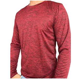 Camiseta MANGA LONGA MESCLA. Uso casual e esportivo. em Oferta na Shopee