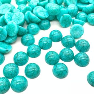 Chaton Meia Pérola Cerâmica com 10mm na cor Verde em Oferta na Shopee