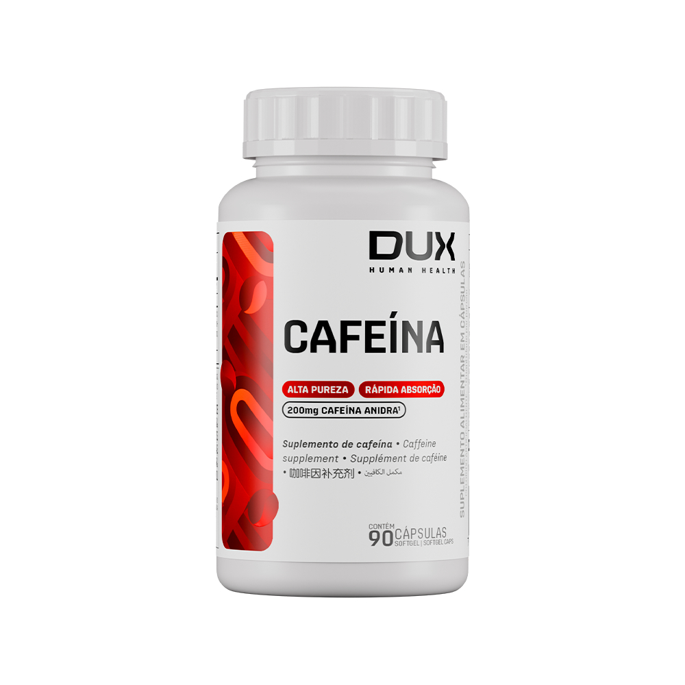 DUX Cafeína 30 Cápsulas | Suplemento de Cafeína em Cápsulas