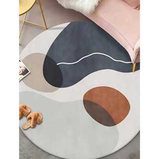 Tapete Redondo 1.20x1.20m ; 1.60x1.60m Belga Circular Moderno Variedades Novas em Oferta na Shopee
