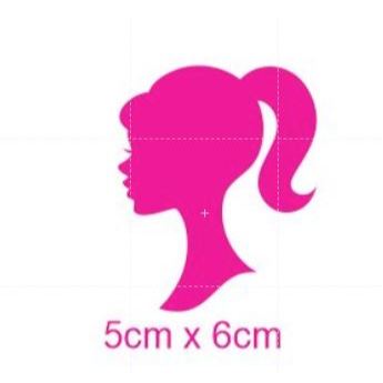 kit com 12und adesivo Barbiee e o Kenn 5CM 8CM 11CM