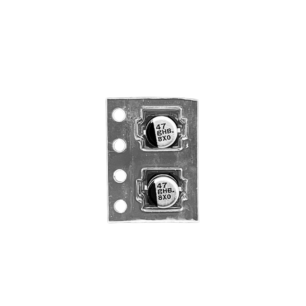 10X CAPACITOR ELETROLÍTICO 47UF/4V SMD 105º 4X6MM EEEHB0G470R PANASONIC
