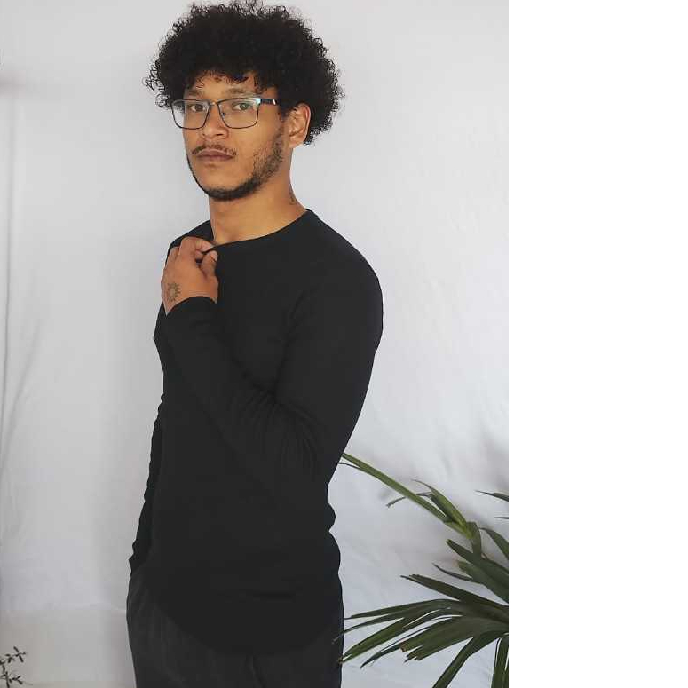 Camisa Manga Longa Gola Redonda Canelada