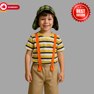Fantasia Infantil Conjunto completo Chaves - Envio Imediato em Oferta na Shopee