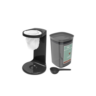 Kit Café OU My Coffee – Passador Manual + Pote Hermético para Armazenar Café | Coador + Pote Vedado em Oferta na Shopee