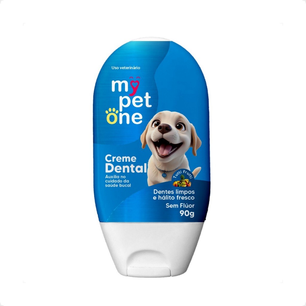 Creme Dental Tutti Frutti para Cães e Gatos Mypetone - 90g - Pets