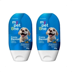 Kit 2 Creme Dental Tutti Frutti para Cães e Gatos Mypetone - 90g