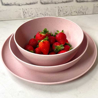 Kit 3 Tigelas Prato Fundo Raso e Bowl Vasilhas para Sopas Massas Saladas Sobremesas de Plástico em Oferta na Shopee