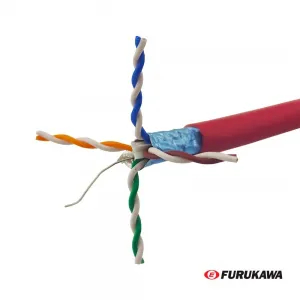 CABO DE REDE CAT6 BLINDADO F/UTP GIGALAN FURUKAWA 100 METROS