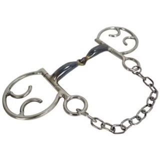 Freio Bridão Espanhol Inox Luxo Bride Bocal Grosso De Ferro Oferta! em Oferta na Shopee