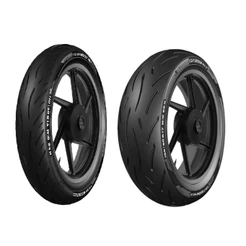 Par Pneu Ceat 110/70-17 + 150/60-17 Radial - Ninja 300 400 Duke 390