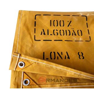 LONA ENCERADO P/ CAMINHÃO - 100% ALGODÃO - Nº 08 - IMPERMEÁVEL - MED.3X3 em Oferta na Shopee
