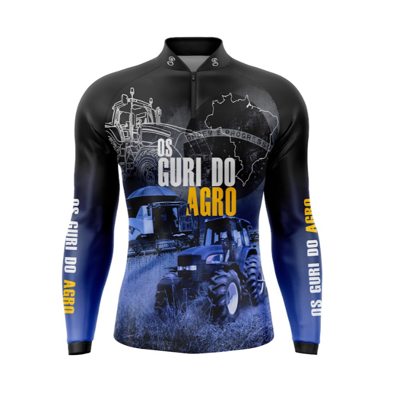 Camiseta Camiseta Super King Agro Masculina Proteção Solar Uv50+ Dry Fit Gll-153 em Oferta na Shopee