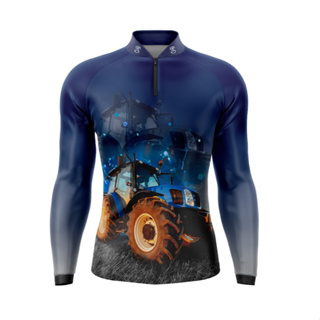 Camiseta Camiseta Super King Agro Masculina Proteção Solar Uv50+ Dry Fit Gll-156 em Oferta na Shopee