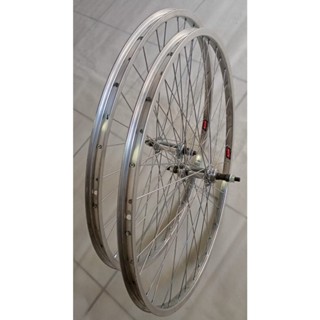 RODAS P/ BICICLETAS CECI / BRISA - 26 X 1.3/8-AROS ALUMÍNIO ESTREITO-CUBOS AÇO-OPÇÃO:C/PNEUS-C/CATRACA- CÓD.430.115.DV em Oferta na Shopee