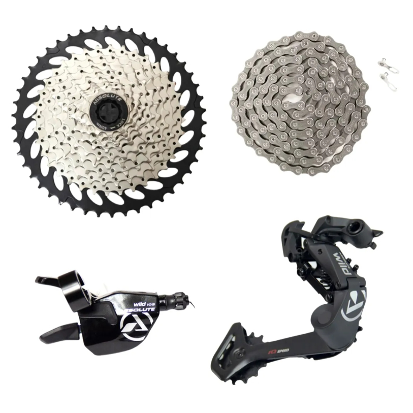 Kit Grupo Absolute Ciclismo 10v Bike 1x10v Corrente K7 11x46