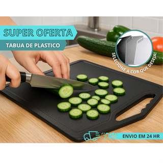 OFERTA Tábua Para Corte De Carne De Plástico para Cozinha higiênica Multiuso Utensílio De Cozinha em Oferta na Shopee