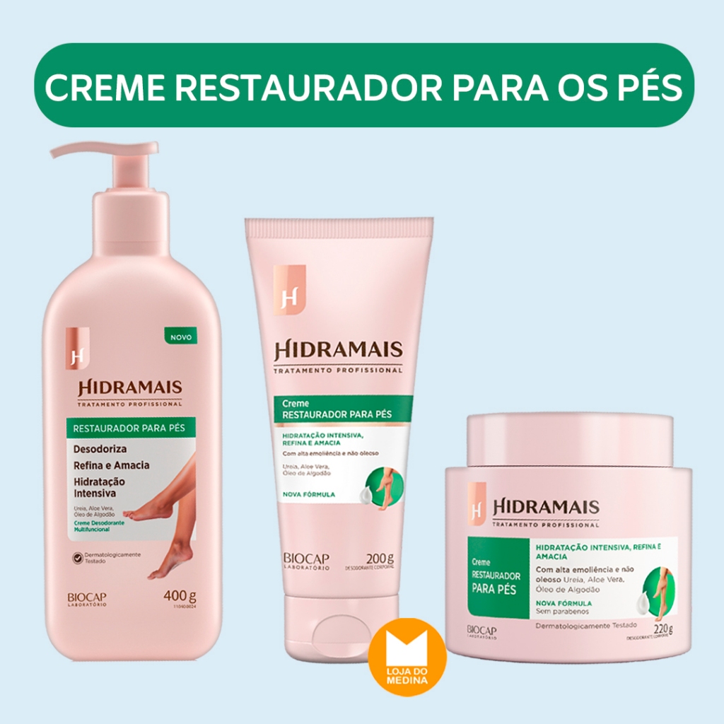 CREME RESTAURADOR PARA OS PÉS - HIDRAMAIS em Oferta na Shopee