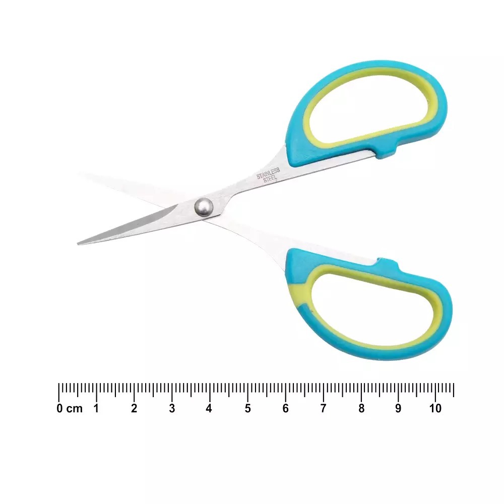 Tesoura de Precisão Soft 4"  Ponta Fina Lanmax Costura/Artesanato/Patchwork/Acabamento