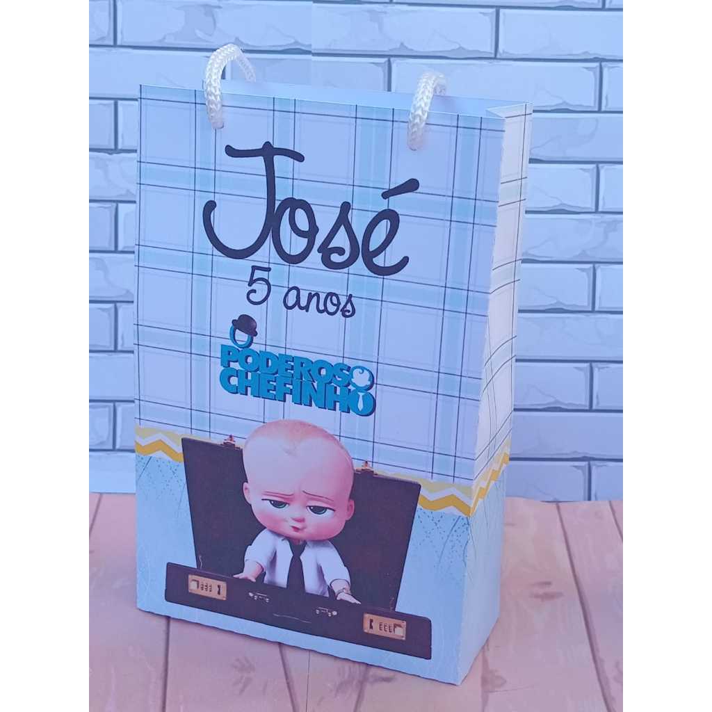 Sacolinha Personalizada Poderoso Chefinho