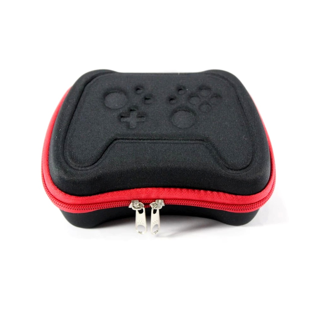 Nintendo Switch Pro Controller Preto C/ Ziper Vermelho