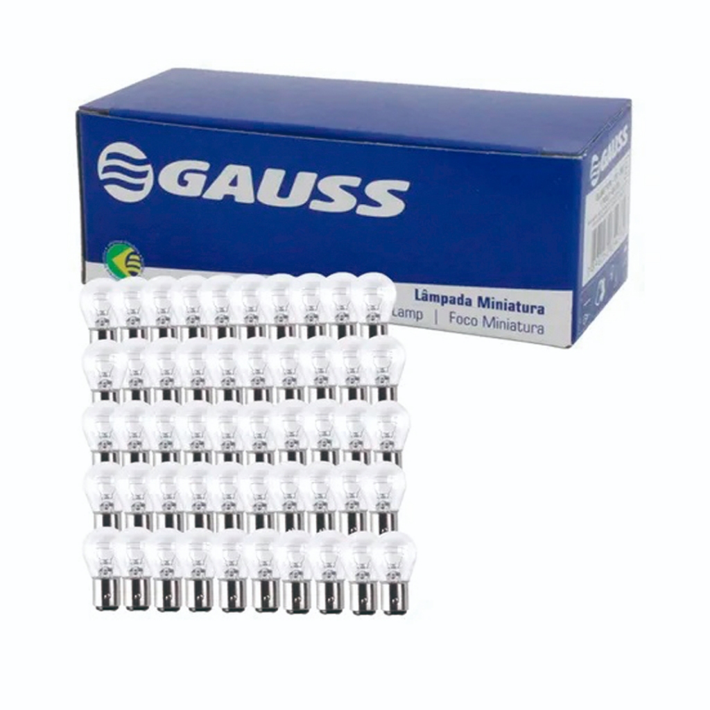 Lâmpada Automotiva 2 Pólos 12v P21/5w Gl1034 Caixa C/50 Uni