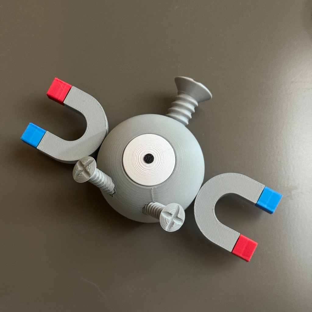 Ímã de Geladeira Magnemite Decoração Divertida Pokemon