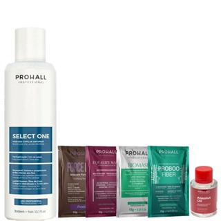 Escova Progressiva Um Só Passo Sem Formol Prohall 300ml + Brindes em Oferta na Shopee