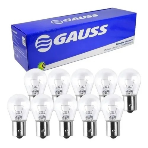 Lâmpada Automotiva 2 Pólos 12v P21/5w Gl1034 Caixa C/10 Un