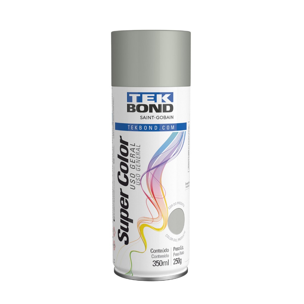 Tinta Spray Aluminio Tekbond 350ml / 250g - Home & Living