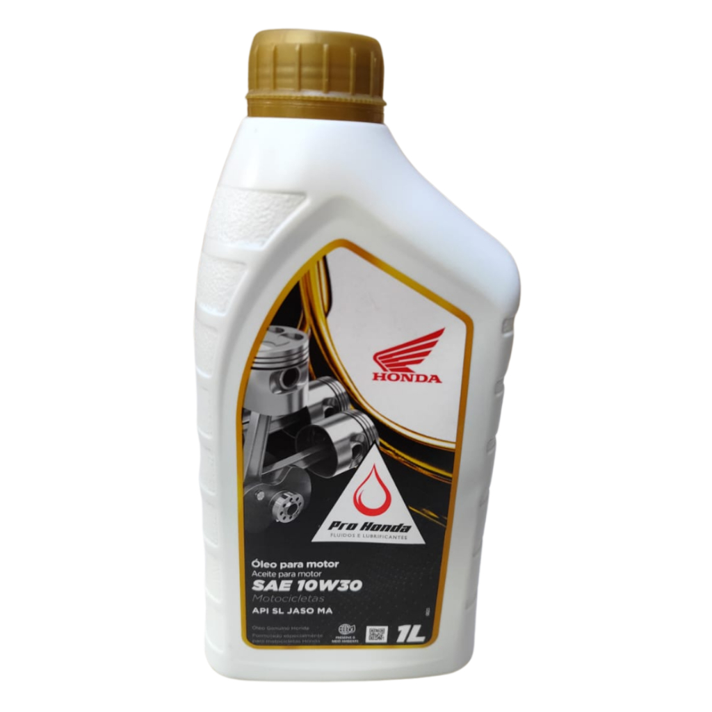 Óleo Semi-sintético Genuíno Honda SAE 10w30 1 Litro para motos e quadricículos