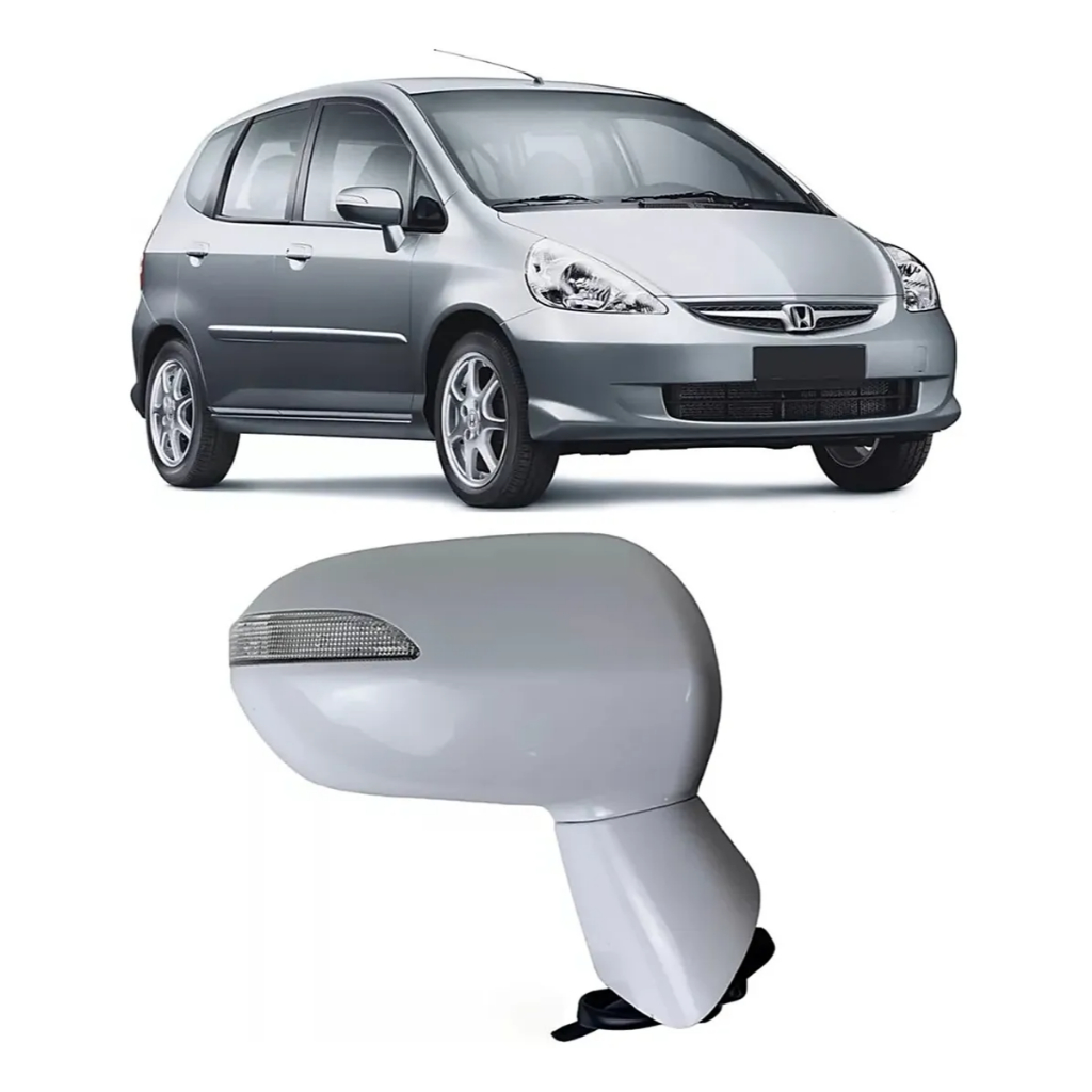 Retrovisor Elétrico Pisca Direito Passageiro Fit Ex 2006 2007 2008