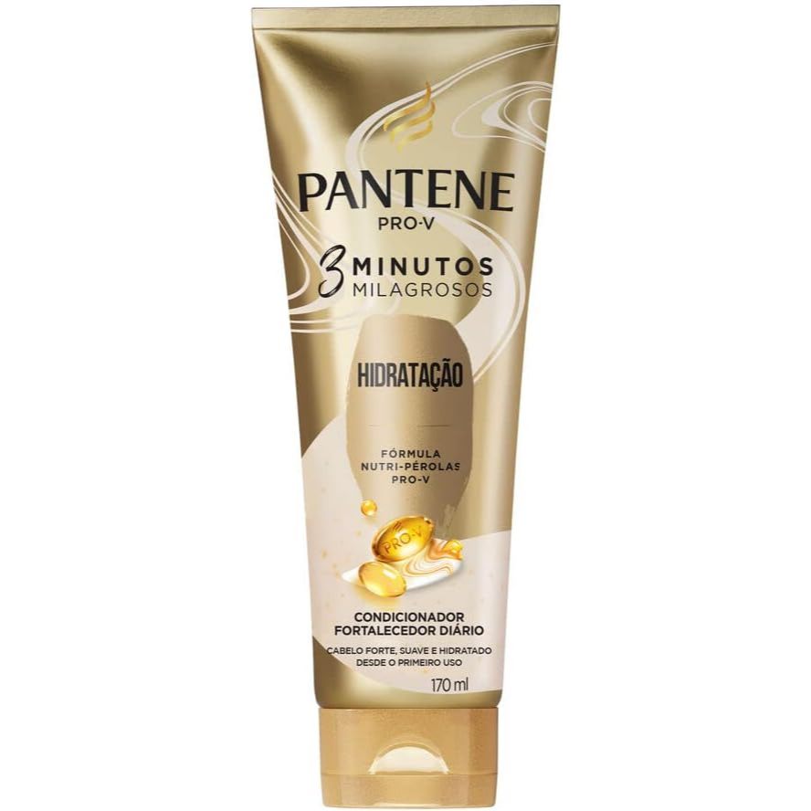 Condicionador Pantene 3 Min Milagrosos Hidratação 170ml em Oferta na Shopee