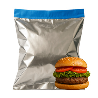 Embalagem Delivery Térmico Para Lanche 22,5+23+4 Saco Metalizado Hamburguer FRIO E QUENTE. em Oferta na Shopee
