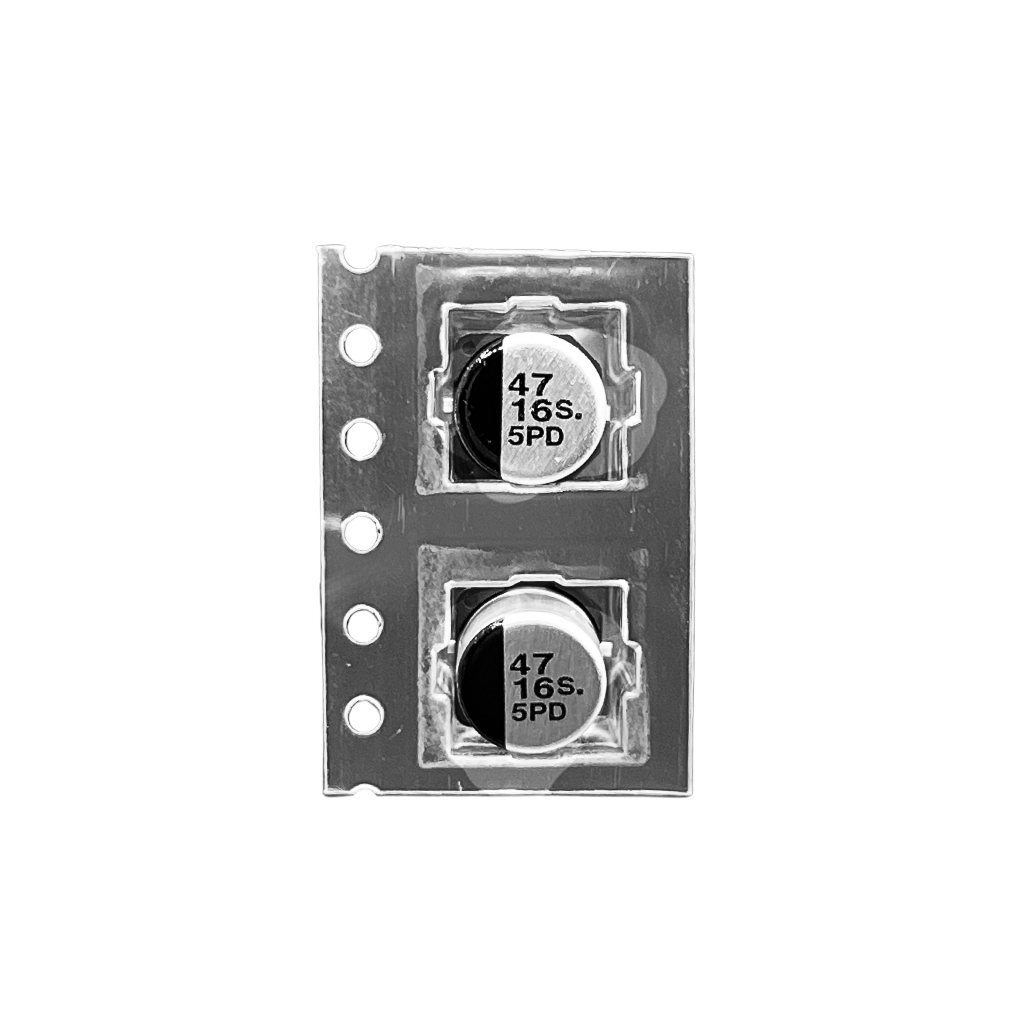10X CAPACITOR ELETROLITICO 47UF/16V SMD 105º 6,3X5,4MM EEE1CA470SP PANASONIC