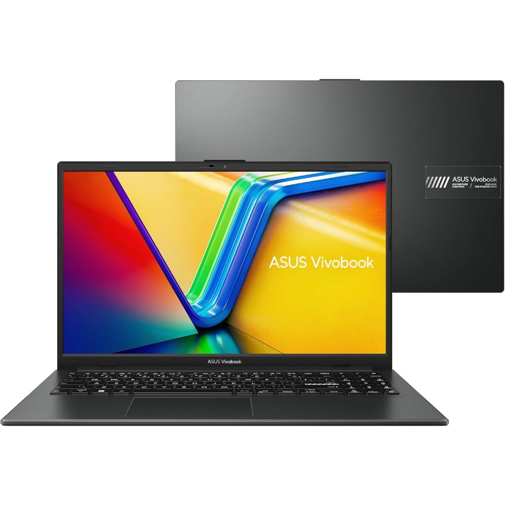 Notebook ASUS VivoBook Go 15, AMD RYZEN 5 7520U, 8GB, 512GB SSD, Tela 15,6" FHD, Mixed Black - E1504FA-NJ732