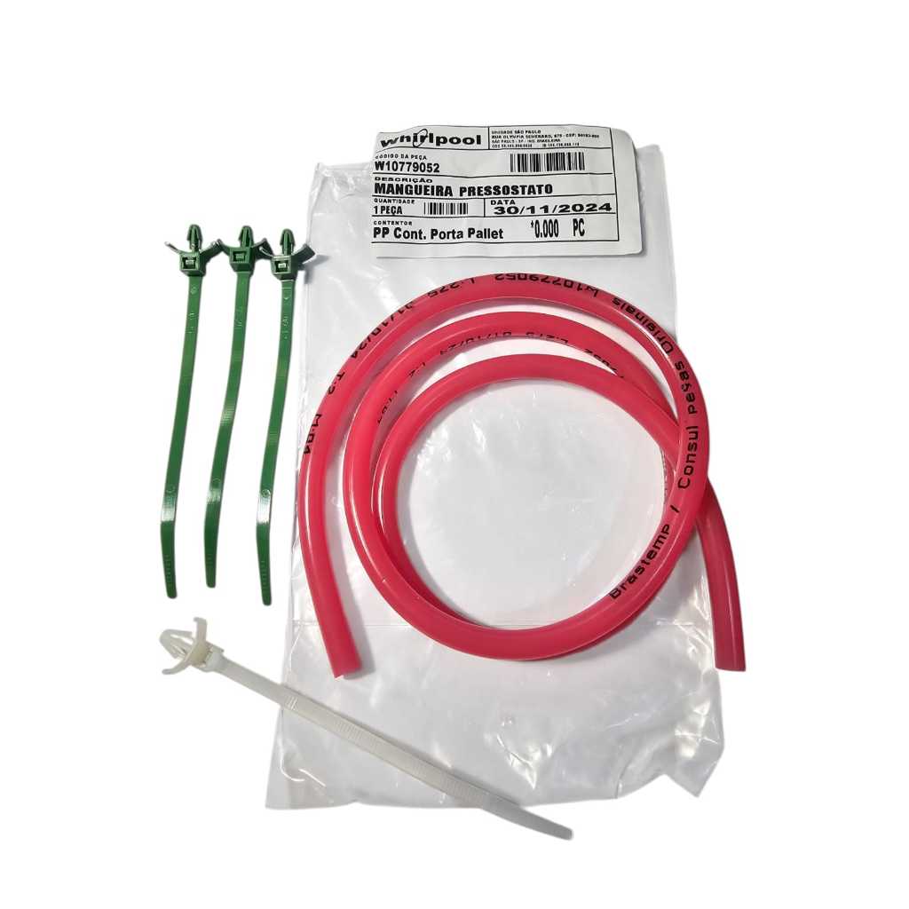 Mangueira do Pressostato para Lavadora Brastemp e Consul Original (w10779052)