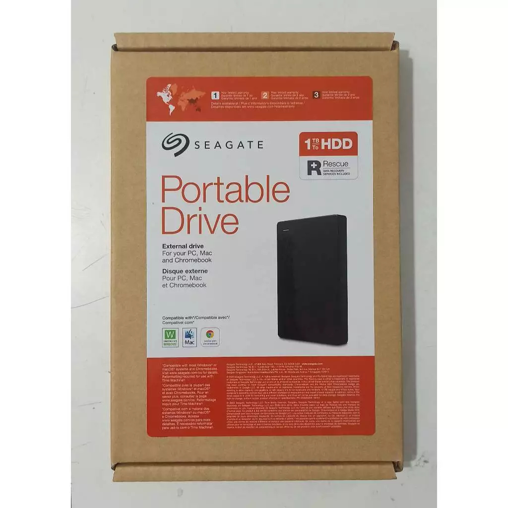 HD Externo 1TB Seagate Portable Drive HDD