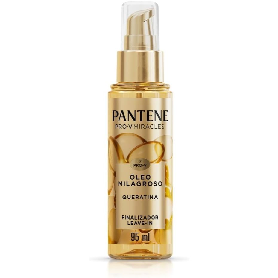 Óleo Capilar Pro-V Miracles Pantene Óleo Milagroso Queratina Com 95ml em Oferta na Shopee