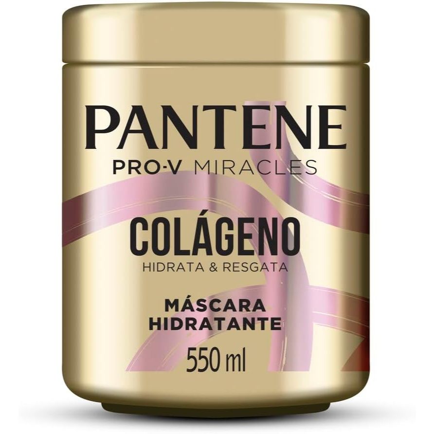 Máscara de Tratamento Pantene Colageno com 550ml em Oferta na Shopee