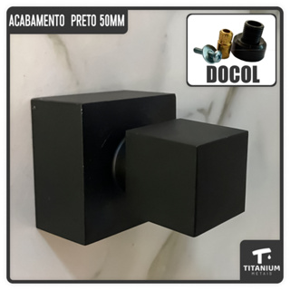 Acabamento De Registro Quadrado Metal Preto 50mm 1.1/2 Docol em Oferta na Shopee