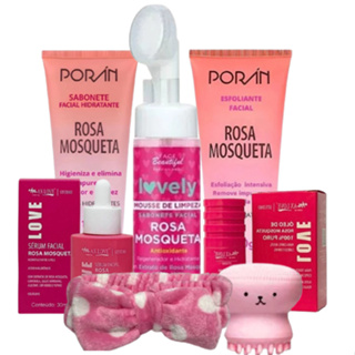 Kit skincare completo rosa mosqueta rotina de cuidados em Oferta na Shopee