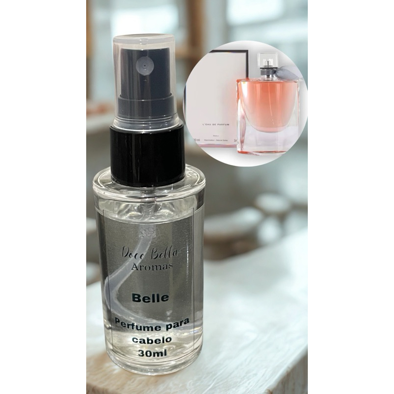 Perfume para Cabelo 30ml - Fragrância inspirada em perfume importado. Perfume Capilar.